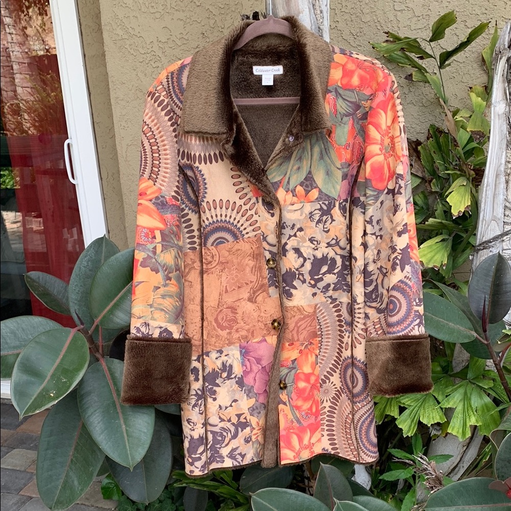 Patchwork Floral Women's Jacket